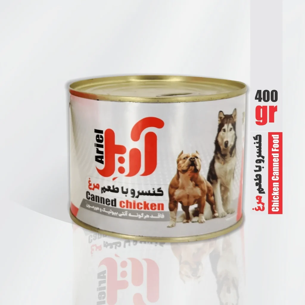کنسرو مرغ سگ ۴۰۰ گرمی