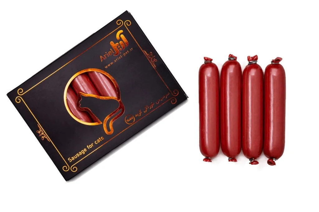 سوسیس غذای گربه آریل