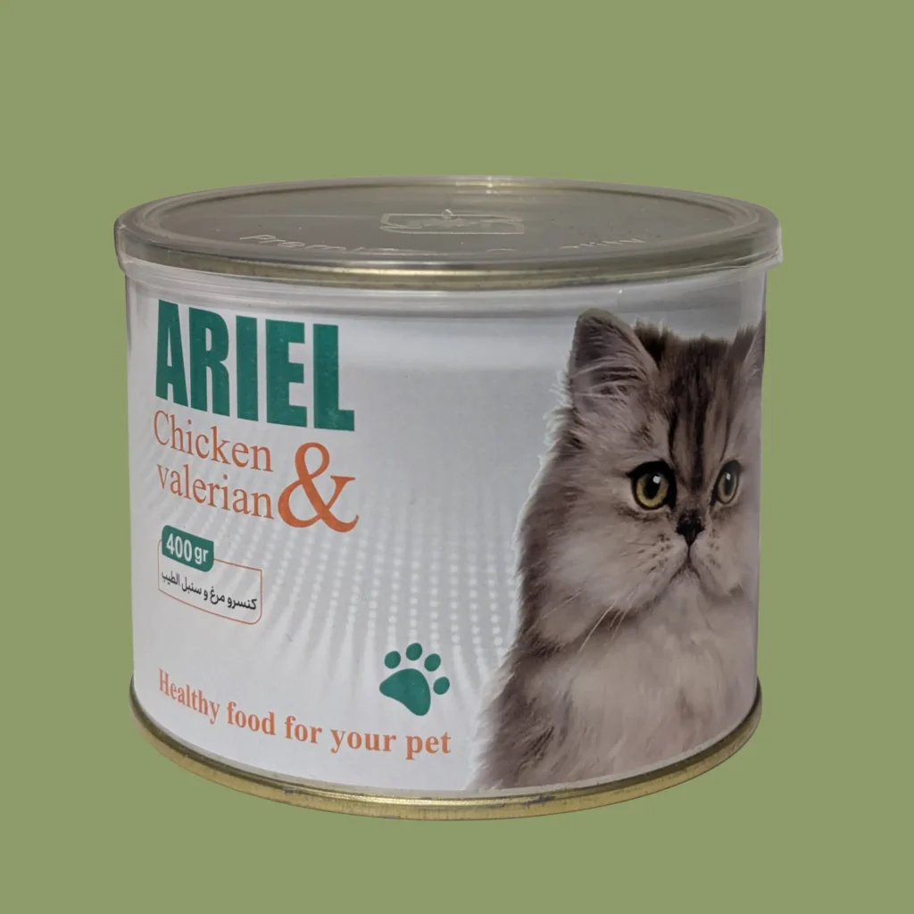 کنسرو غذای گربه‌-مرغ و سنب الطیب-400گرمی green
